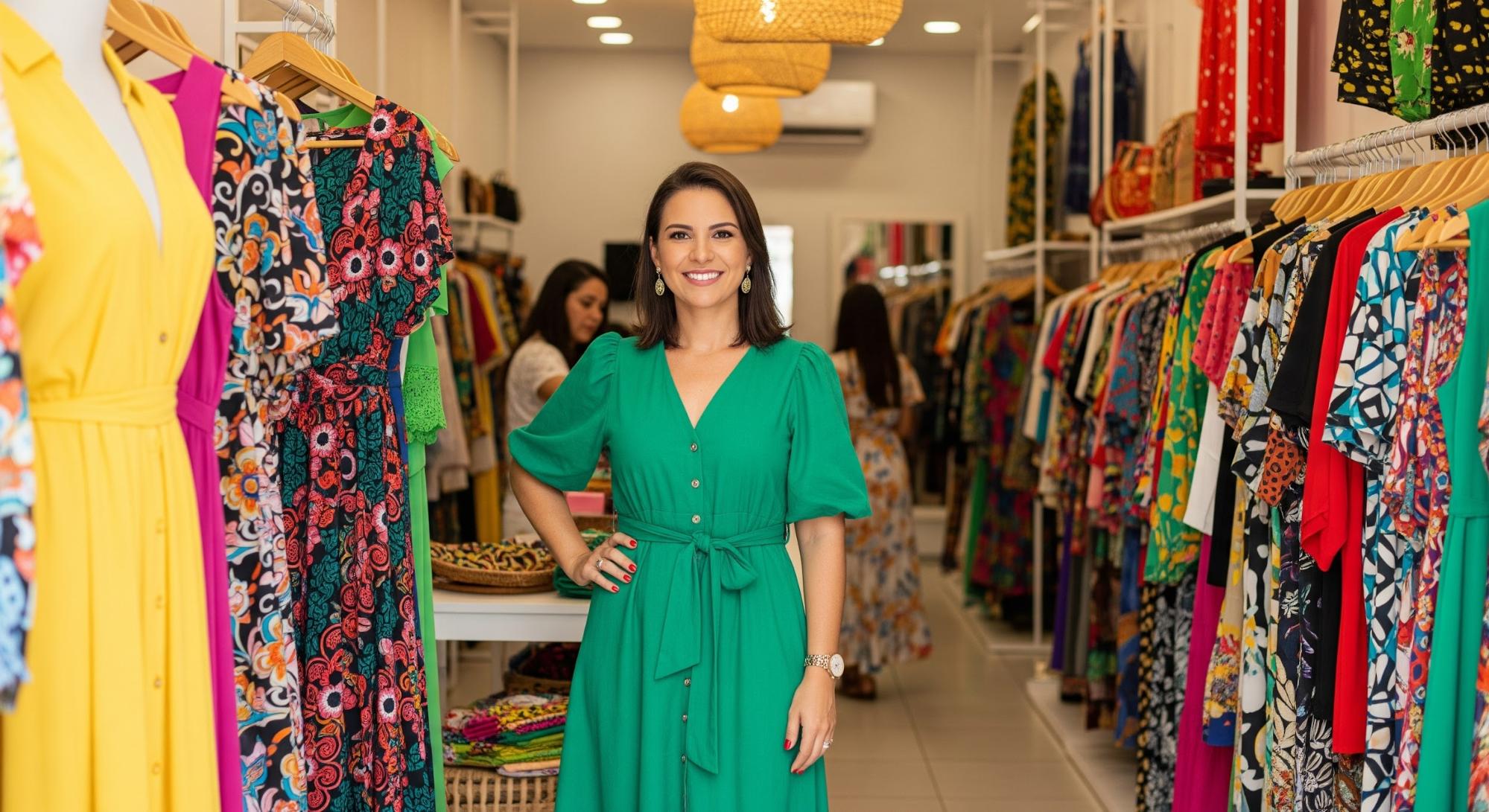 como montar loja de roupas pequena e simples