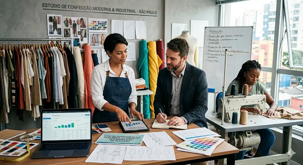 abrir um negócio de confecção